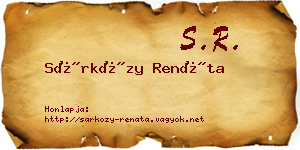 Sárközy Renáta névjegykártya